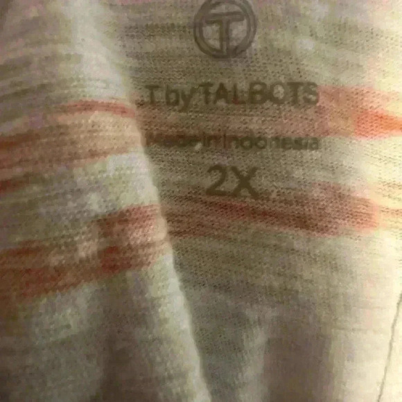 Bashful stripe Talbots tee - Picture 3 of 6